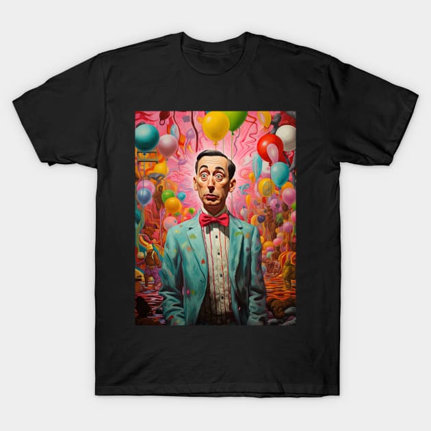 Pee Wee Herman art 6 T-Shirt by Maverick Media